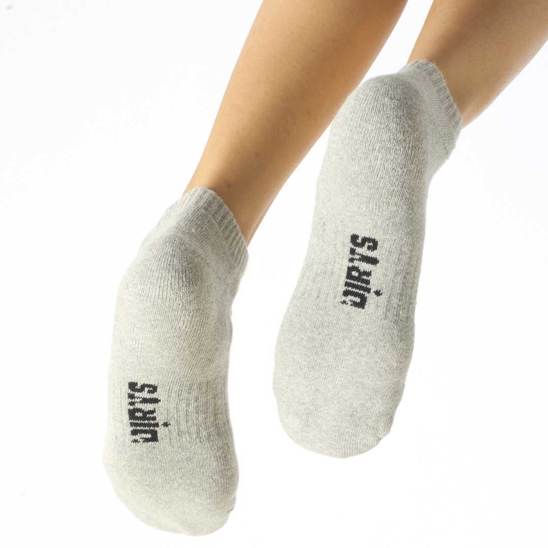 Black | Light Blue | Grey Sneaker Socks For Men and Women made from Pure Cotton 3 x PAIR