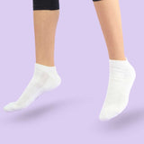 White Sneaker Socks For Men and Women made from Pure Cotton (3 x PAIR)