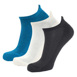 Black | Light Blue | White Bamboo Performance Socks Odour Free- (Pair of 3)