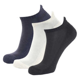 Black | Dark Blue | White Bamboo Performance Socks Odour Free- (Pair of 3)