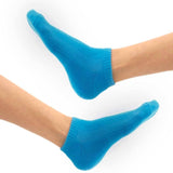 Black | Light Blue | White Sneaker Socks For Men and Women made from Pure Cotton 3 x PAIR