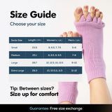 Light Purple Foot Alignment Socks