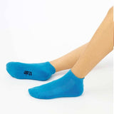 Black | Light Blue | White Sneaker Socks For Men and Women made from Pure Cotton 3 x PAIR