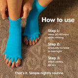 Blue Foot Alignment Socks