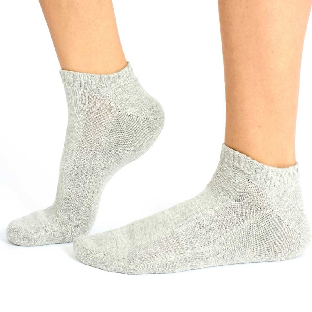 Black | Light Blue | Grey Sneaker Socks For Men and Women made from Pure Cotton 3 x PAIR