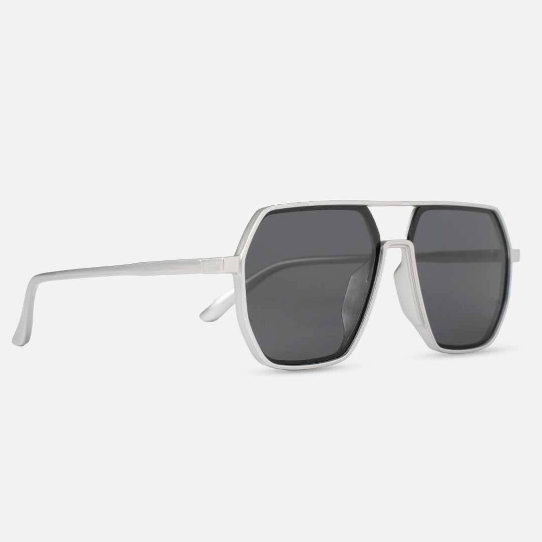 Side view of White Sigma Dark Shade sunglasses