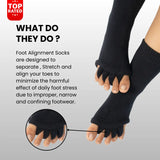 Black Foot Alignment Socks
