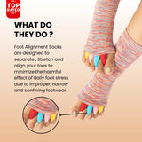 Multi Colour Foot Alignment Socks