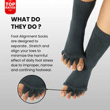 Grey Foot Alignment Socks
