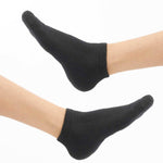 Black Sneaker Socks For Men and Women made from Pure Cotton 3 x PAIR