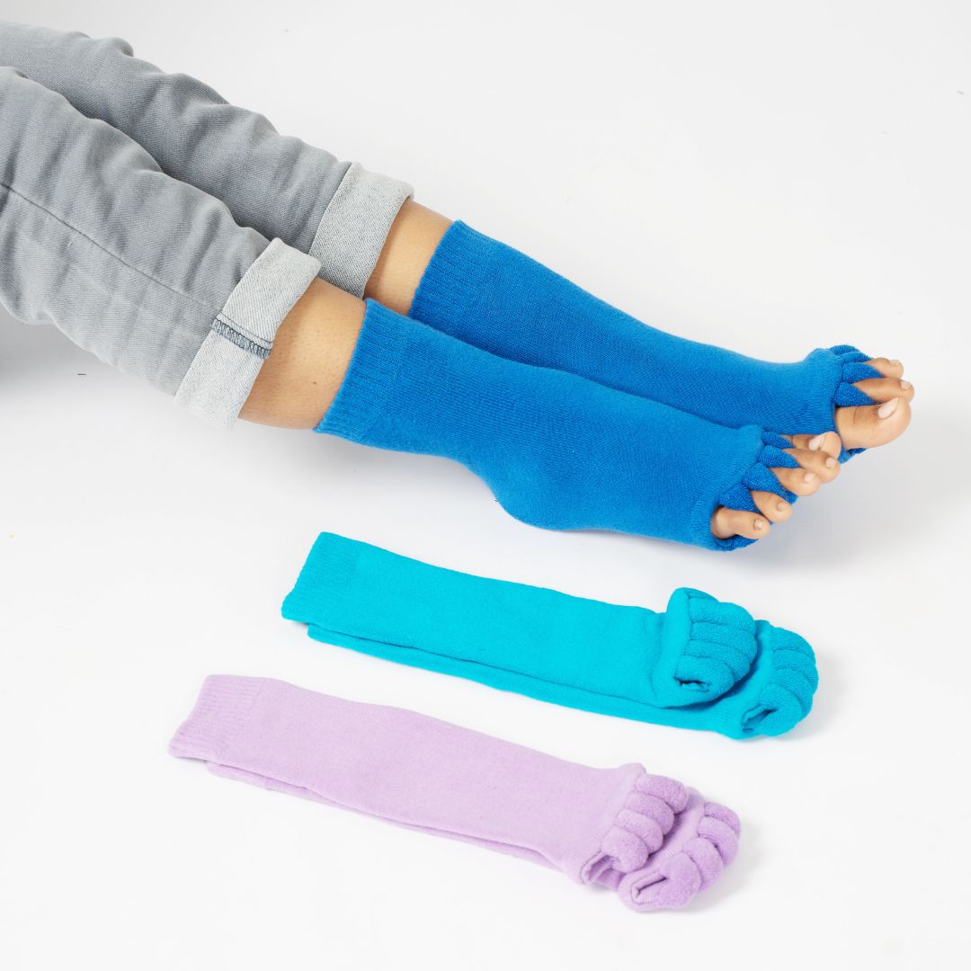 Blue Foot Alignment Socks