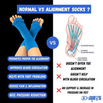 Navy Foot Alignment Socks
