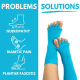 Blue Foot Alignment Socks