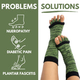Green Foot Alignment Socks