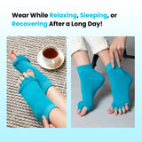 Blue Foot Alignment Socks