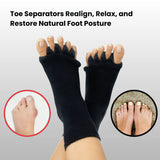 Black Foot Alignment Socks