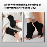 Black Foot Alignment Socks
