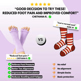 Light Purple Foot Alignment Socks