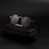 Mirage Muse Shade sunglasses on black case