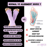 Light Purple Foot Alignment Socks