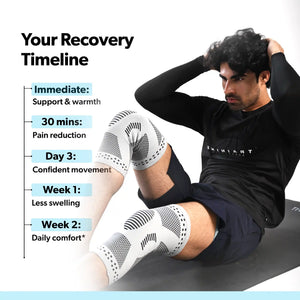 Correct fit for the compression knee sleeve
