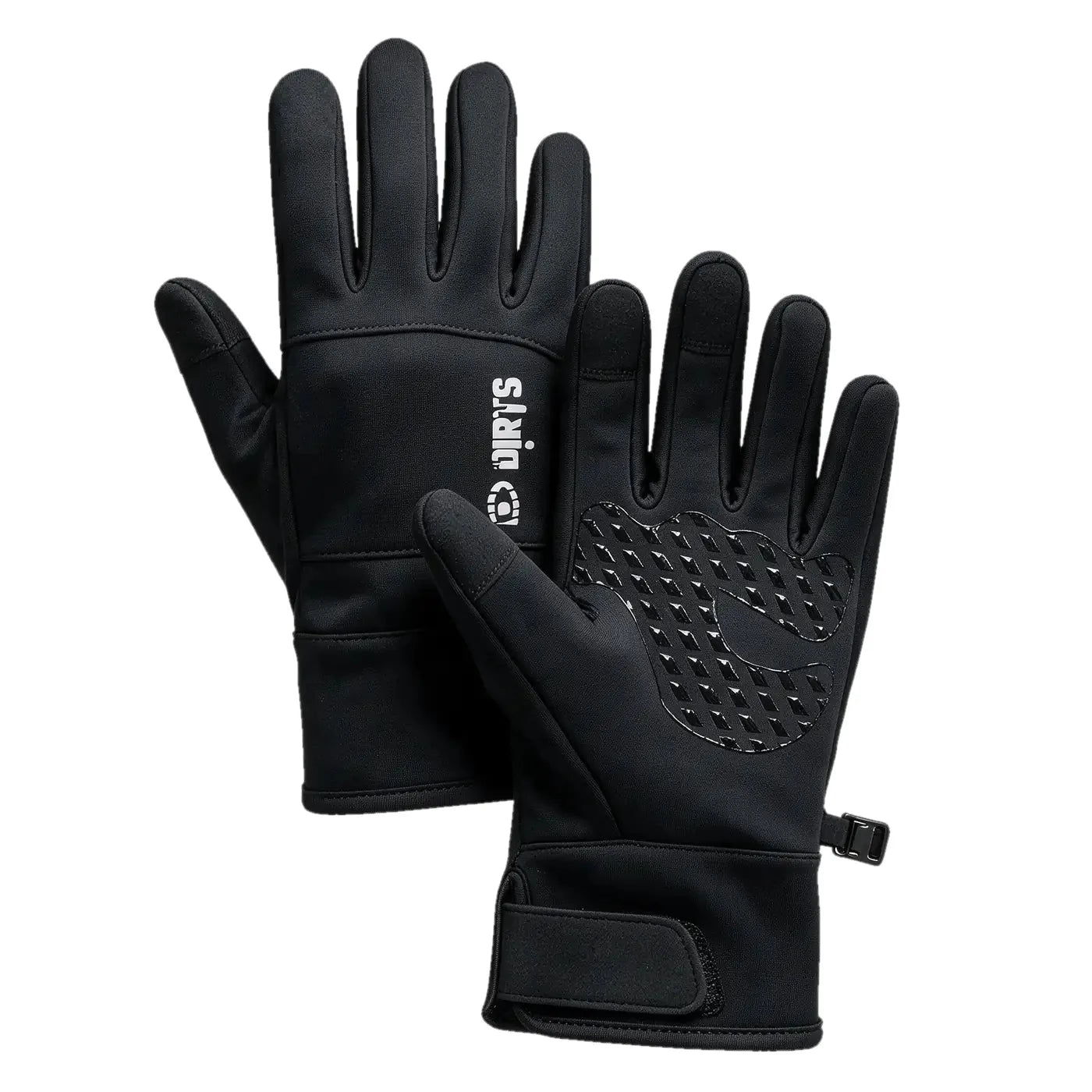 DIRTS Windproof Winter Touch Gloves, black